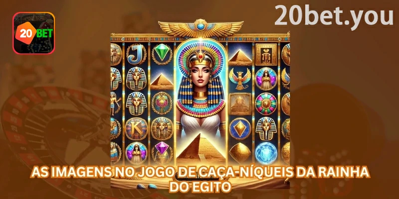Tela da 20bet sobre Rainha do Egito, destacando número de linhas