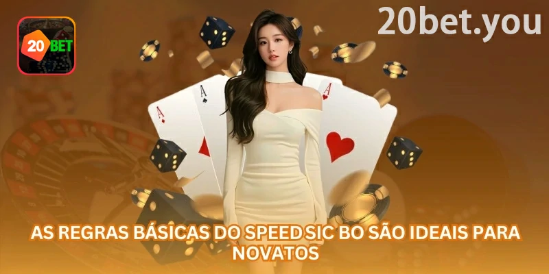 Tela da 20bet sobre Speed Sic Bo, destacando totais e números específicos