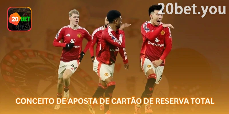 Tela da 20bet sobre mercado de total de cartões, destacando cartões mostrados a jogadores elegíveis